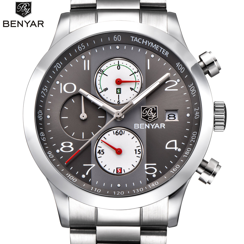 Chronograph Men's Stainless Steel Watch